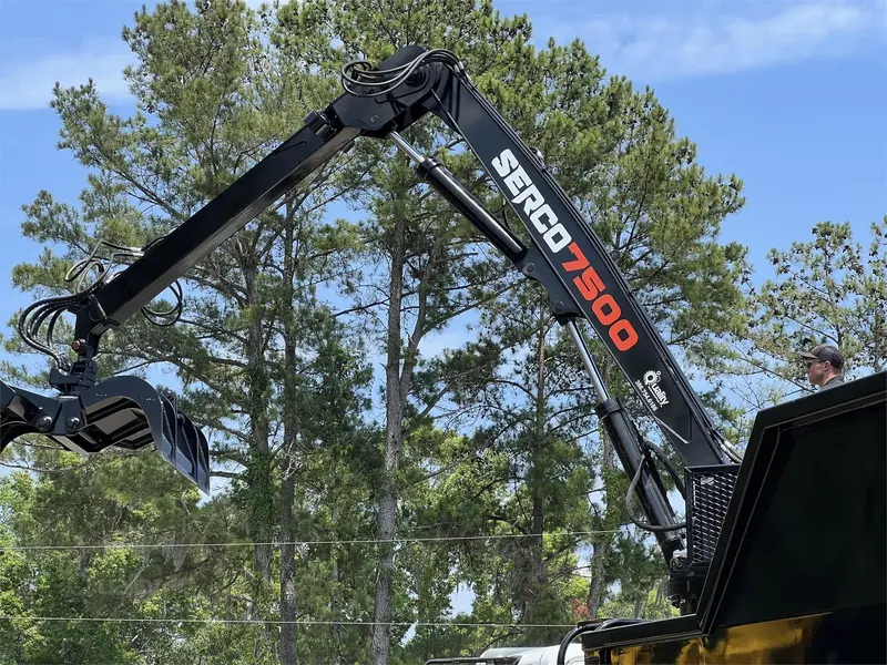 2023 Serco Truck Log Loader | Model 7500 | Boom Reach 25' Ft | Hydraulic Flow Rate 30 Gpm | For Heavy-Duty Material Handling 1