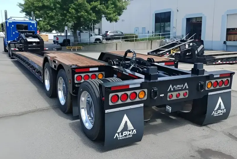 2024 Alpha Hydraulic Detachable Gooseneck (Hdg) Trailer | Hd A90 Hdg Trailer | Overall Length 48' | Width 102" | Total Capacity 45 Tons | Used 1
