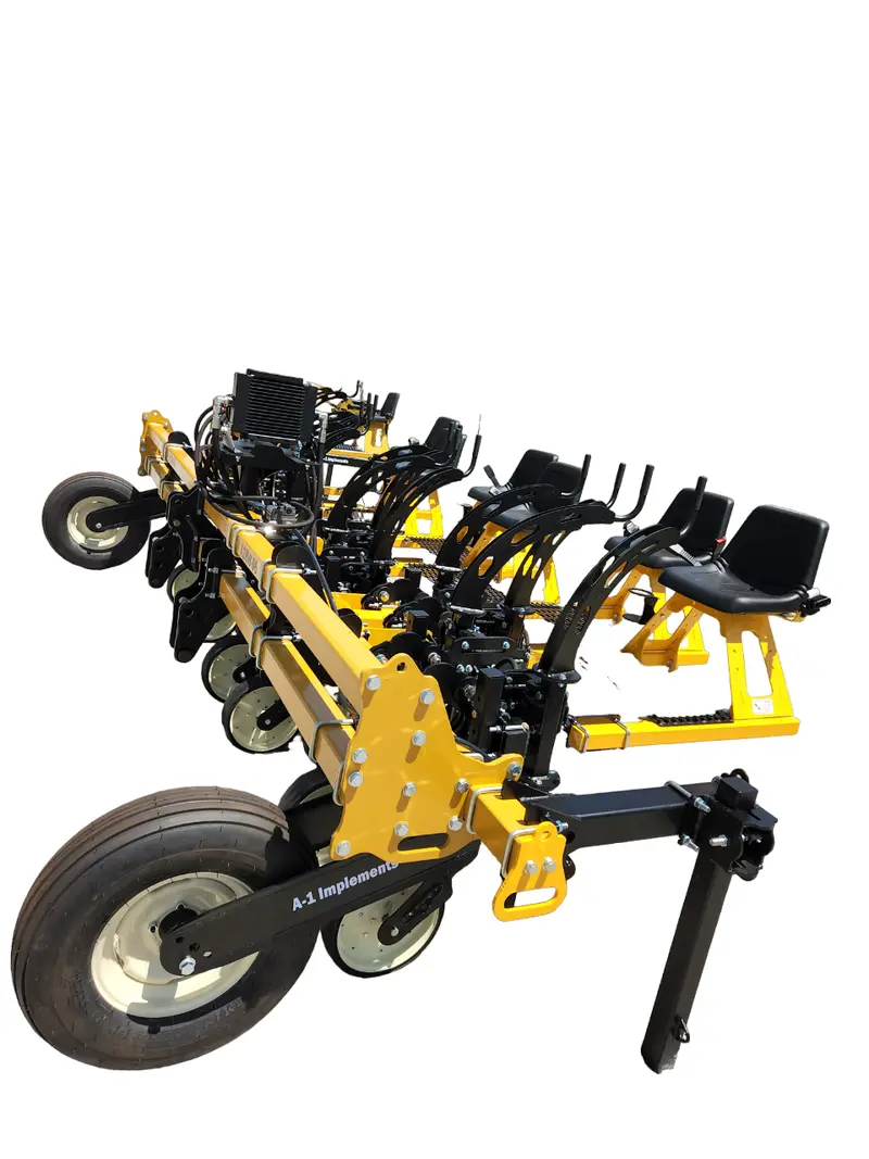 A-1 Implements Hemp Hawk Six Row Weeder | Model A1hw-06 | 30”-48” Row Width | For Tractor 1