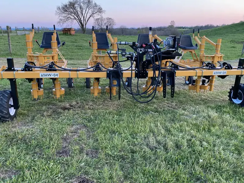 A-1 Implements Model A1hw-04 | Hemp Hawk Four Row Weeder| 40-60 Hp | For Tractor 1