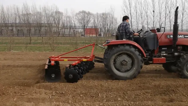 A & B Eagleline Equipment | 3-Point Clevis Hitch Disc Harrow W/ 22" Blades | Model Chh-Cof-Rr Series | Width 8'2" To 11'4" | Horsepower 45–65 Hp | For Tractors 1