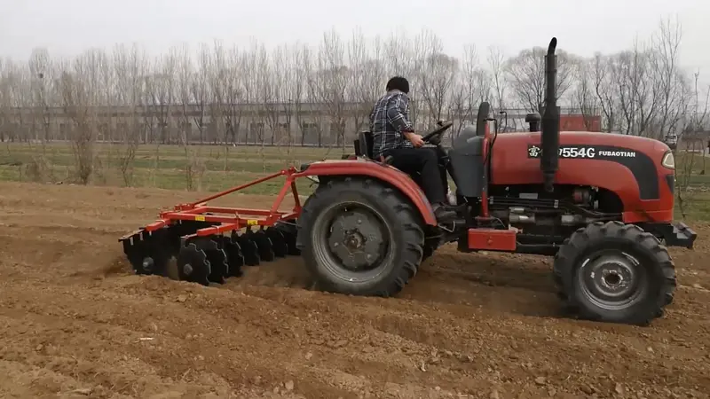 A & B Eagleline Equipment | 3-Point Clevis Hitch Disc Harrow W/ 22" Blades | Model Chh-Cof-Rr Series | Width 8'2" To 11'4" | Horsepower 45–65 Hp | For Tractors 2