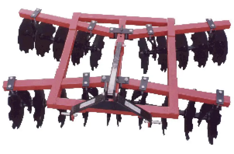 A & B Eagleline Equipment | 3-Point Flexible Hitch Disc Harrow With 22" Blades | Model Fhh-Cof-Rr Series | Width 8'2" To 11'4" | Horsepower 30-45 Hp | For Tractors 8