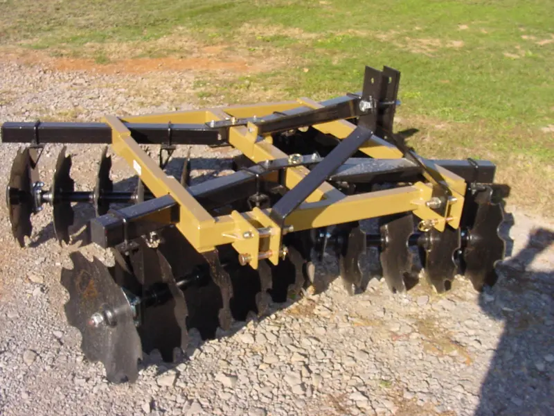 A&B Eagleline 3-Point Eagle Disc Harrow – EH-CO Series, 16″ & 18″ Cut-Out Blades, 4’4″–7’7″ Width, Compatible with 20–45 HP Tractors