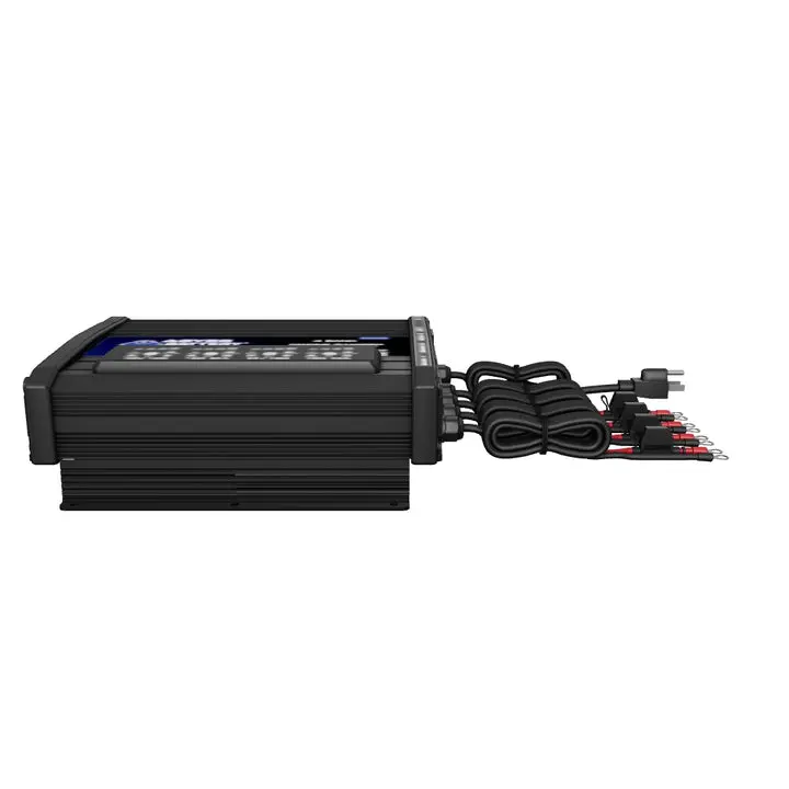 Abyss® | 4 Bank 12V On-Board Marine Battery Charger | Model Ab-Crg-12V-4B | 40A Total Output | For Lifepo₄, Agm & Lead Acid Batteries 1