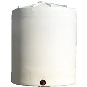 Ace Roto-Mold 10500 Gallon Plastic Vertical Liquid Storage Tank In White | Tank Diameter 142" Inches | Lid Size 8" Inches | Cylindrical Tank Shape 1