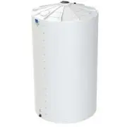 Ace Roto-Mold 12500 Gallon Plastic Vertical Liquid Storage Tank In White 1