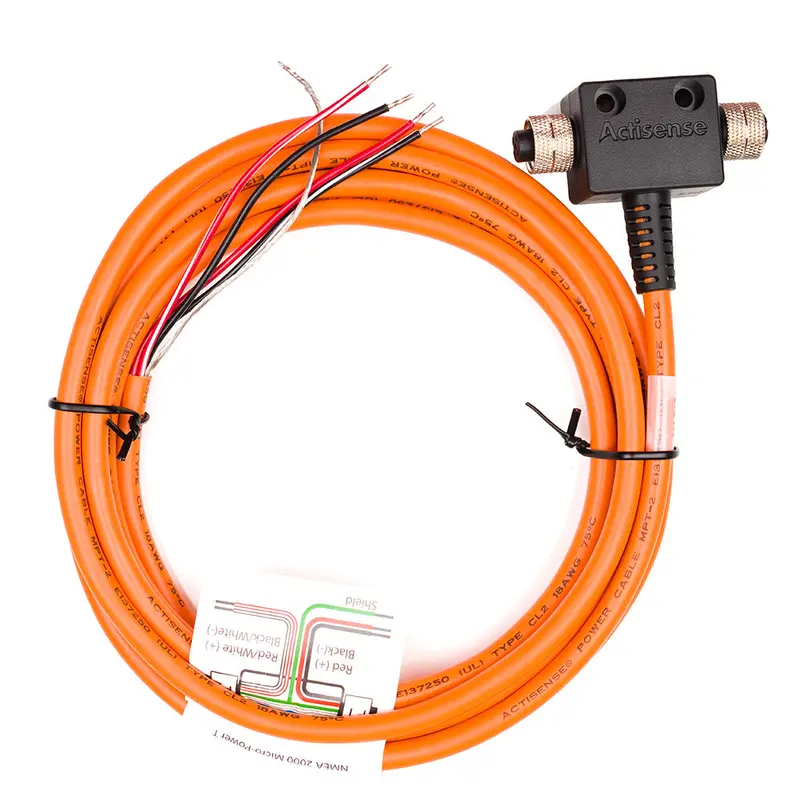 Actisense Nmea2000 Micro T-Piece W/Female Connectors  3M Ul Certified Cable [A2k-Mpt-2] 1