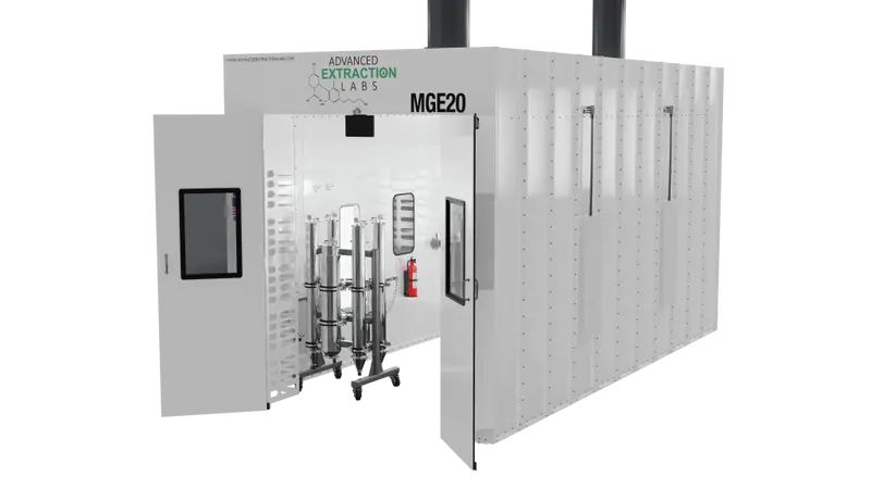 Advanced Extraction Labs Mega Deluxe Series C1d1/C1d2 Indoor Booth | Extraction Booth 1