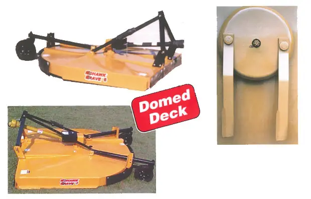 Ag Meier Industries 3-Point Standard Duty Rotary Cutter With 1/2" Dish-Mounted Blades | Model Brave Series | Width 48", 60", 72" & 84" | Horsepower 25–80 Hp | For Tractors 1