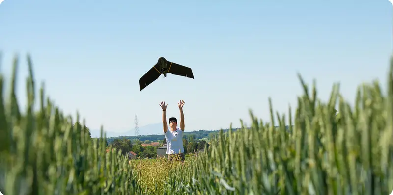 Ageagle Ebee X Series | 45.7" Wingspan | 2.2 - 3.6 Lbs Weigth | For Lightweight Mapping Drone 1