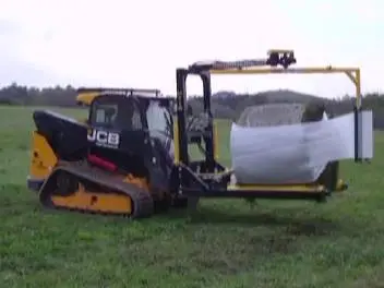 Agnation Wrap 5X5 & 6X6 | Bale Wrapper | For Skid Steers & Tractors 2