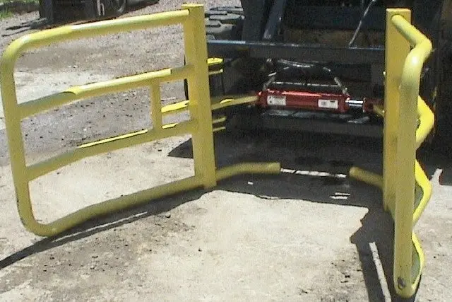Agnation Wrap Round Bale Handler | Bale Size 4' To 5 1/2' In Diameter | Single Cylinder | For Skid Steers & Tractors 1
