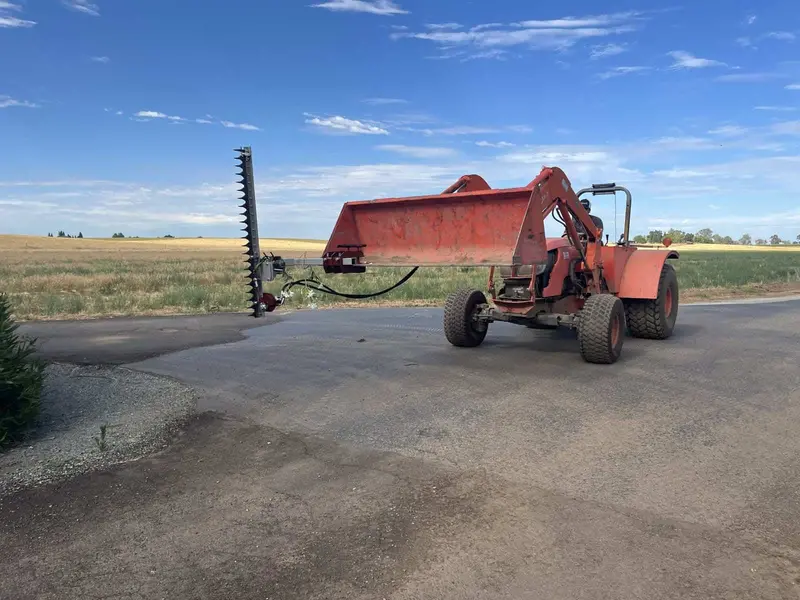 Agrishield Pro-Cut Hydraulically Driven Sickle Bar | Quick Attach Mount | Cut Length 42", 54", 66" & 90" | Hydraulic Flow 3-11+ Gpm | For Skid Steers, Tractors, Loaders & Excavators 1