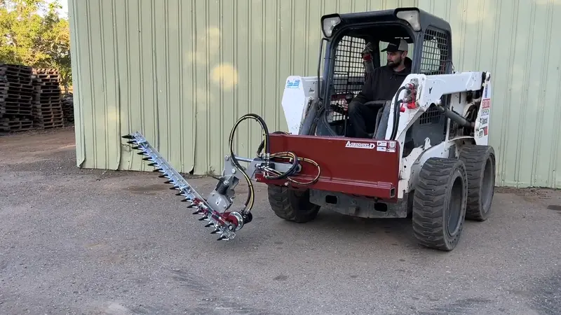 Agrishield Procut Plus+ | Premium Procut Quick Attach Mount | Bar Size 5.5' & 7.5' | Hydraulic Flow Range 4-17+ Gpm | For Skid Steers & Loaders 1