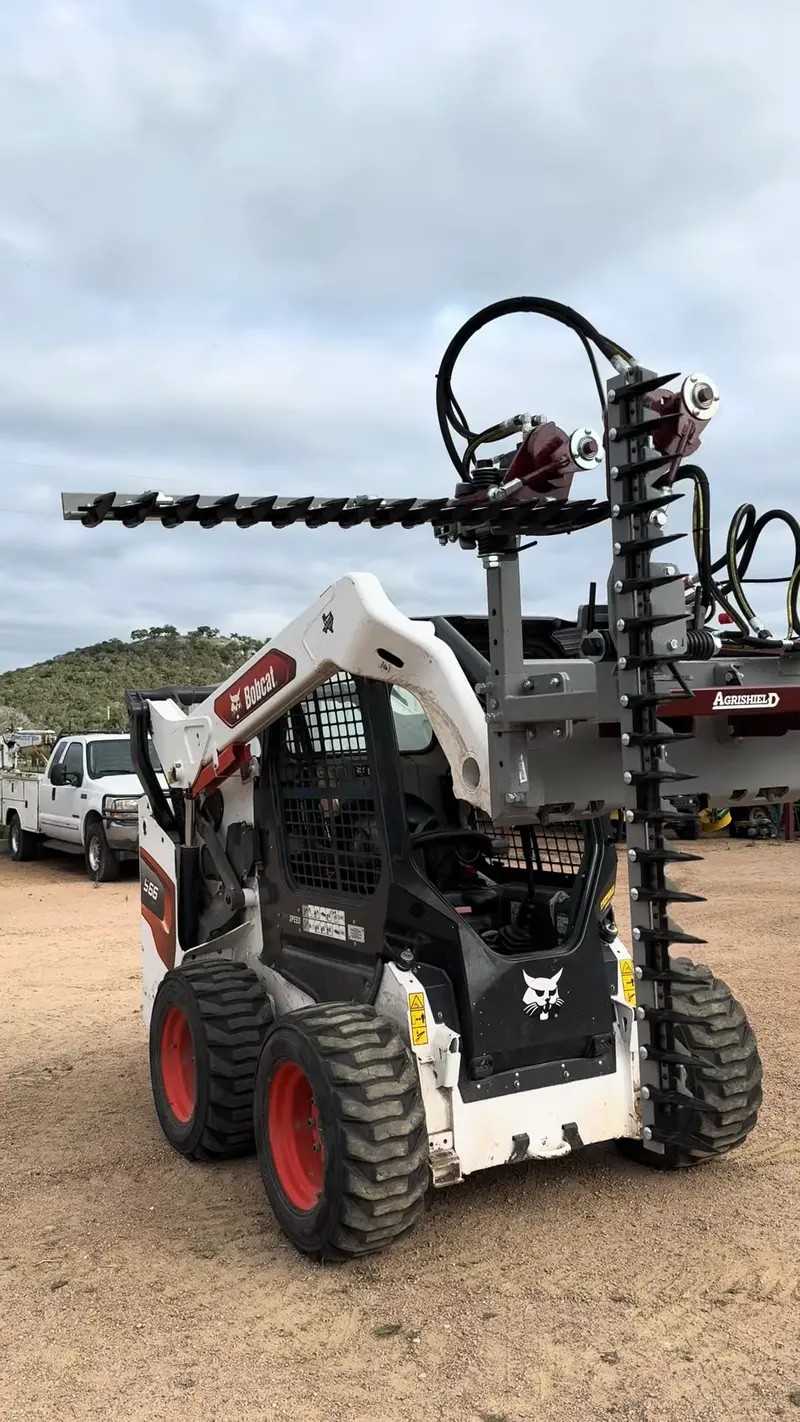 Agrishield Vine Trimmer | T3ss – Max Line (Single Sided) | Hedging Bar Sizes 42"-84" | Hydraulic Flow 8-16+ Gpm | For Tractors & Skid Steers 1