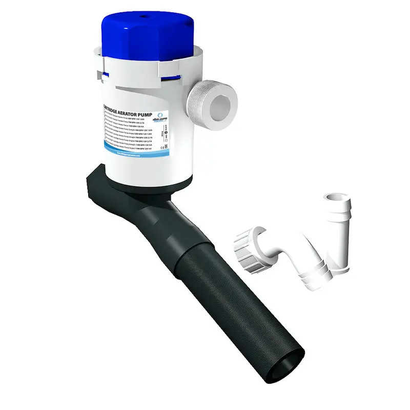 Albin Group Cartridge Aerator Pump - 1100 Gph - 12V - Angled [01-05-082] 1