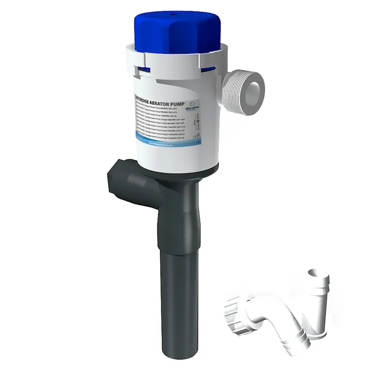 Albin Group Cartridge Aerator Pump - 1100 Gph - 12V - Straight [01-05-081] 1