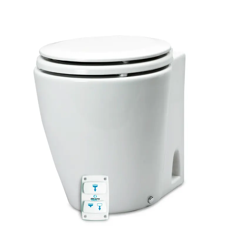 Albin Group Marine Design Marine Toilet Electric Silent - 24V [07-03-046] 1