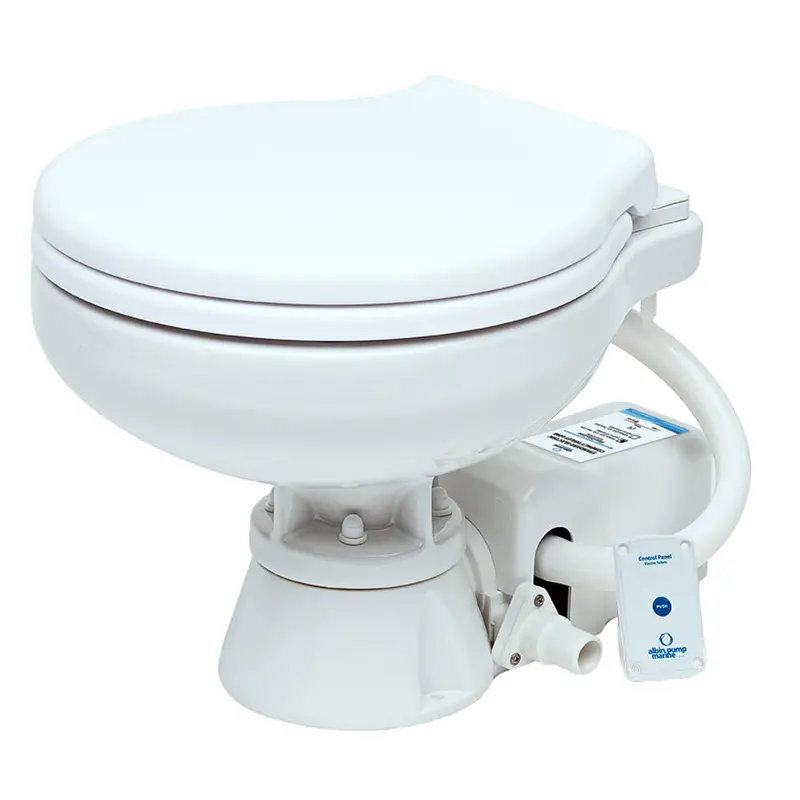 Albin Group Marine Toilet Standard Electric Evo Compact Low - 24V [07-02-009] 1