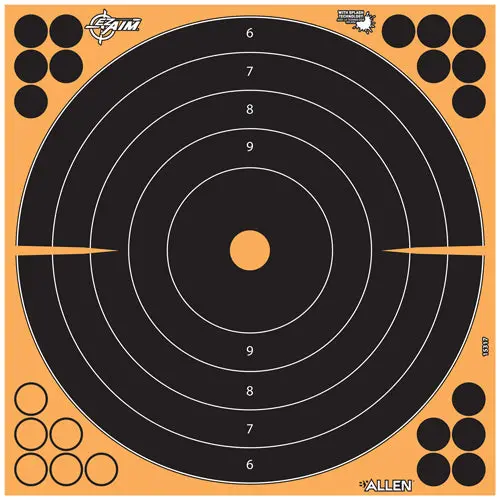Allen Ez Aim Splash Adhesive - Bullseye Target 5-Pk 12"X12" 1