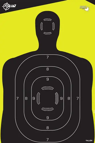 Allen Ez Aim Splash Silhouette - 5-Pk 12"X18" 1