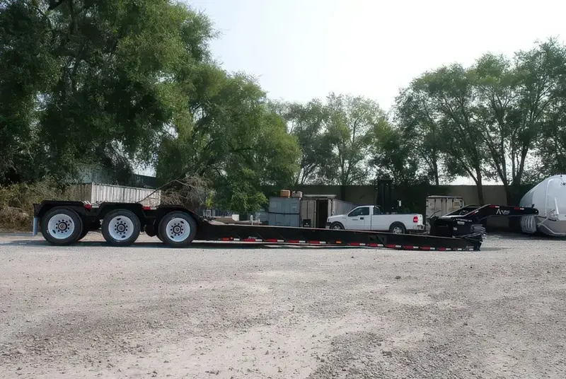 Alpha Lowboy Trailer | Overall Length 53' | Overall Width 108" | Load Capacity 55 Tons 1