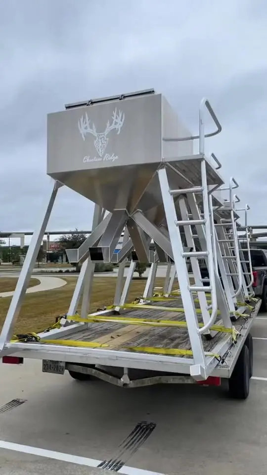 Aluminum Outfitters Protein Feeder | Model 1000 Lb & 2000 Lb | Width 48" & 60" | 10-50 Hp | For Atvs, Utvs & Tractors 1