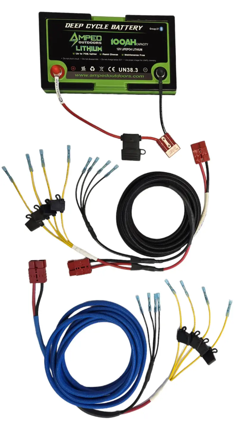 Amped Outdoors Connect Ease Graph Power Pro | 19' Ft To 22' Ft Boats | Console Boat Kit 1
