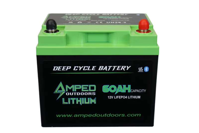 Amped Outdoors Lithium Battery (Lifepo4) | Nominal Voltage 12V | Nominal Capacity 60Ah 1