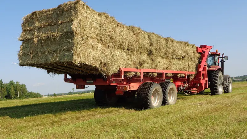 Anderson Bale Trailer | Model Trb1000 & Tsr3450 | Width 109" & 116" | Horsepower 100-130 Hp | For Tractor 1