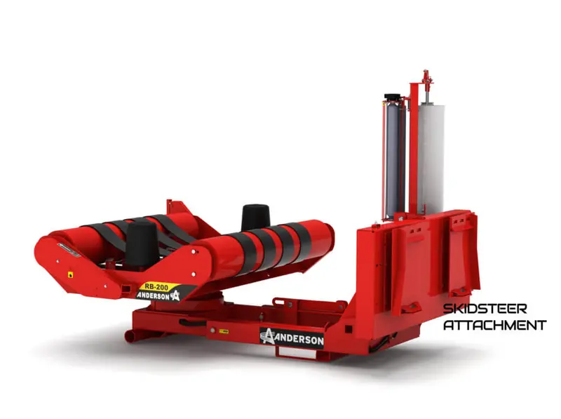 Anderson | Single Bale Wrapper | Rb 200/T6-Qa200 | Up To 5'6" Bale Height | 30 Bales/Hour | Hydraulic Flow 8 Gpm | For Skid Steer 1