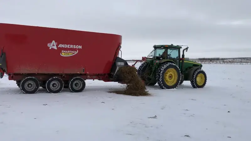 Anderson Vertical Mixer Single Auger | Models A280st, S280st, A380 & A450st | Width 90" To 112" | Horsepower 50-75 Hp | For Tractors 1