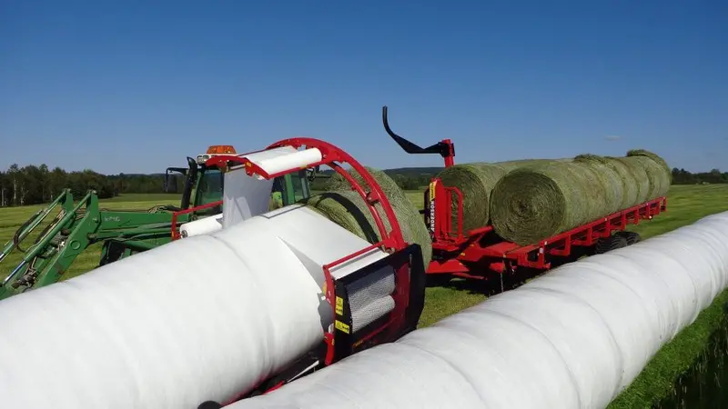 Anderson Wraptor (Wrapper + Trailer) |  Wrapper Width 115" | Trailer Width 100" | Horsepower 100+ Hp | For Tractors 1