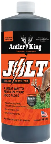 Antler King® | Jolt Liquid Foliar - Fertilizer 9-17-8 | 32 Fl Oz Volume 1