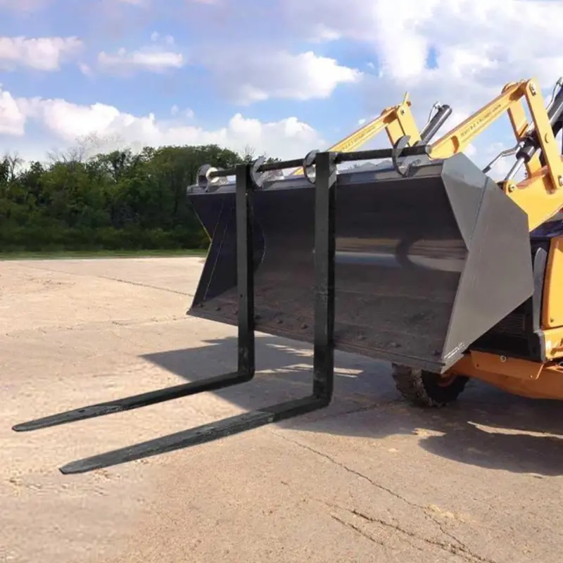 Arrow Pallet Forks Swing Over Bucket | Length 48", 60" & 72" | Machine Size 2-14 Tons | For Backhoe Buckets 1