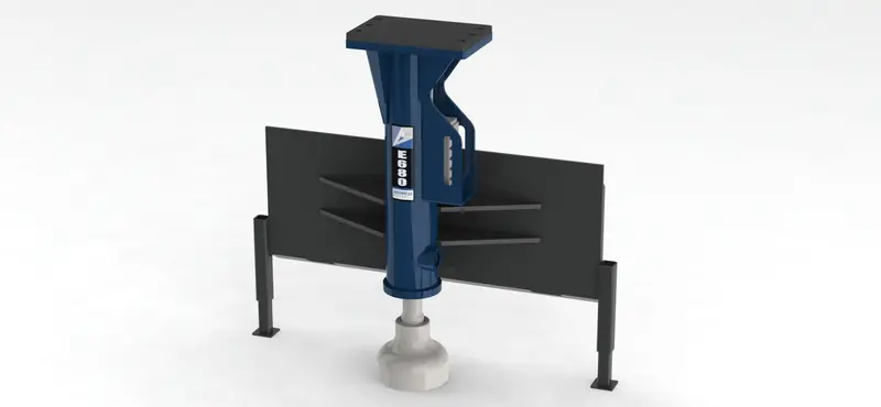 Arrowhead | Rockdrill's Post Driver Series | Models E680, E780  | Diameter 2.7" & 3.1" | Flow Rate 8–32 Gpm | For Skid Steers 1