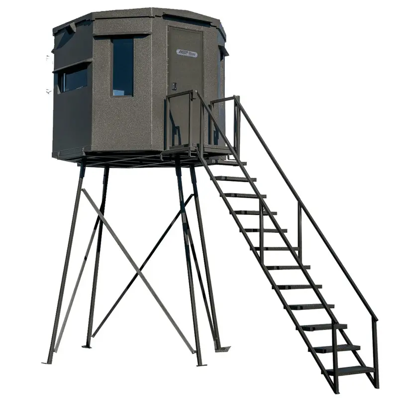Asf Mas Chingon Deer Blind | Dimensions 8'X8' | Stand Size 5' To 10' Ft | For Deer Hunting 3