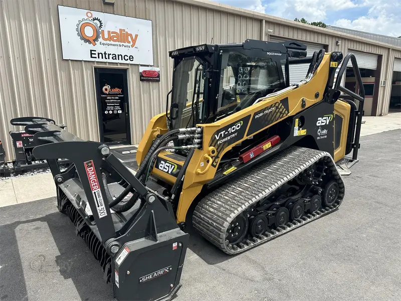 Asv Posi Forestry Track Skid Steer | Model Vt-100 | Hydraulic Flow 41 Gpm | Width 20" In 1