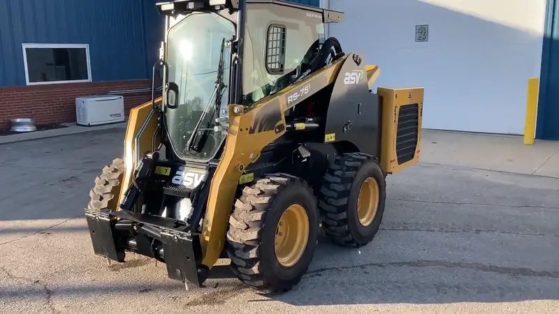 Asv Skid Steer Loader | Model Rs-75 | Width 84" Inches | Hydraulic Flow Rate 30.9 Gpm 1