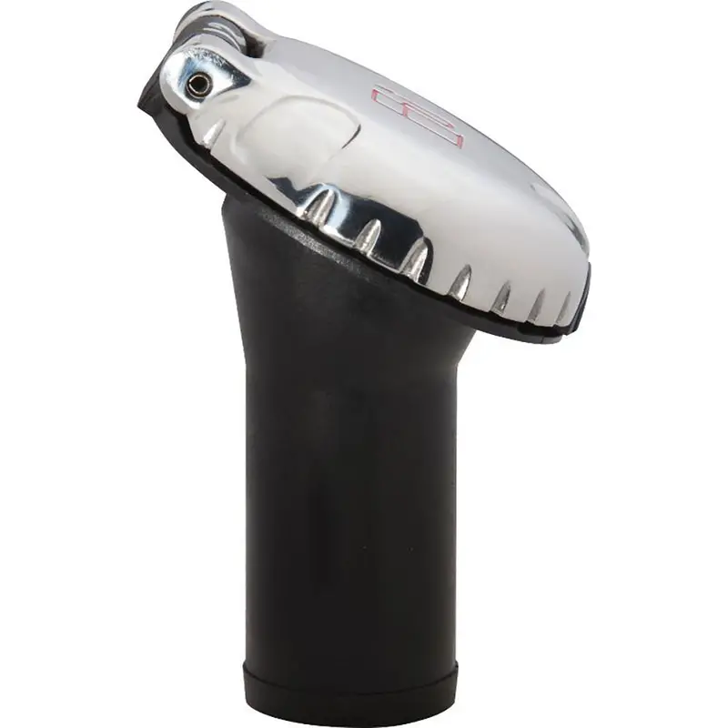 Attwood Deck Fill F/Carbon Canister System - Angled Body  Scalloped Stainless Steel Cap [99Dfccas1s] 1