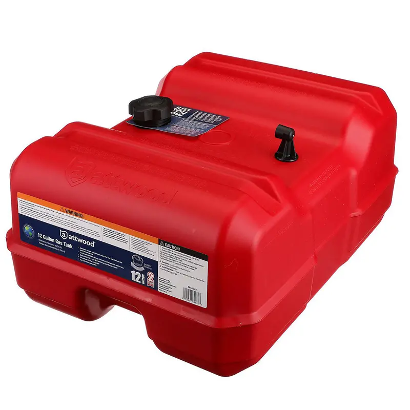 Attwood Portable Low Profile Fuel Tank - 12 Gallon W/O Gauge [8812Llp2] 1