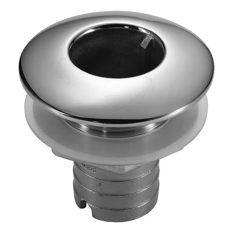 Attwood Stainless Steel Thru-Hull Short Straight Barbed - 1-1/4" Inner Diameter [66544-3] 1