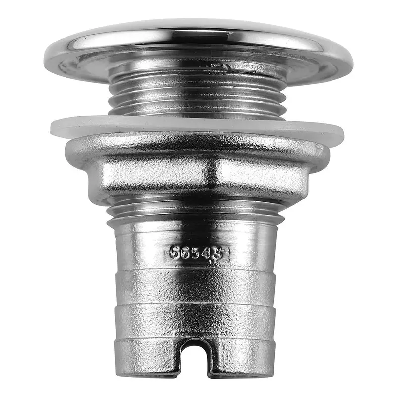 Attwood Stainless Steel Thru-Hull Short Straight Barbed - 1-1/8" Inner Diameter [66543-3] 1