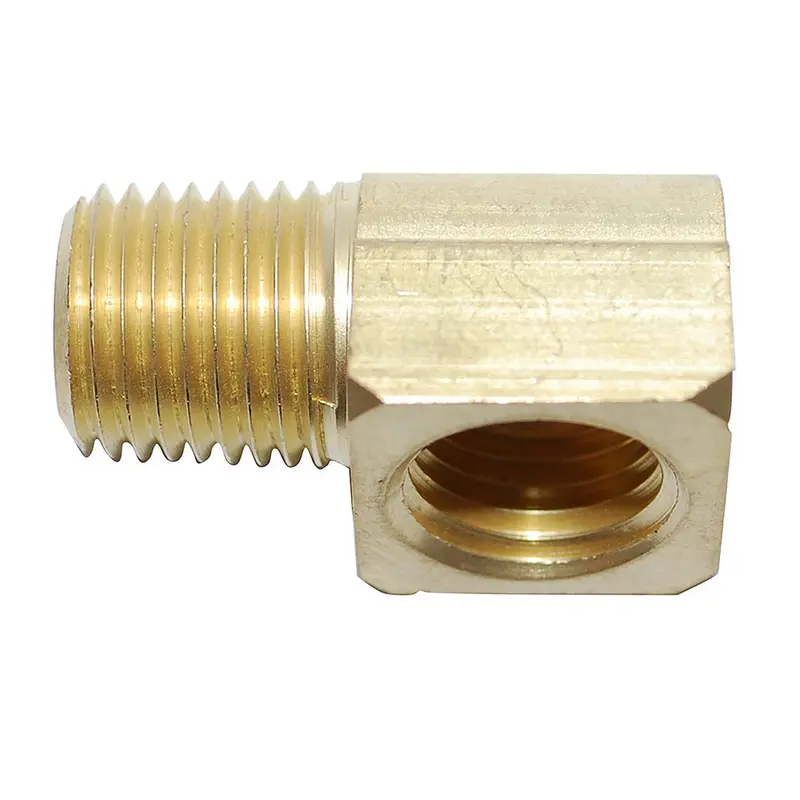 Attwood Universal 90 Degree Elbow - 1/4" Npt X 1/4" Nptf - Brass [8887-6] 1
