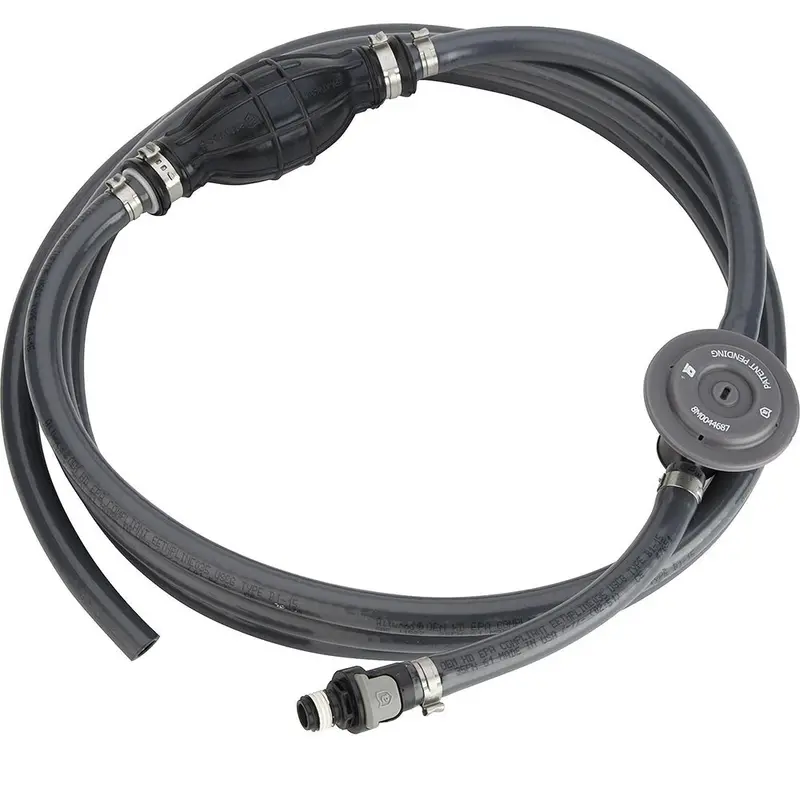 Attwood Universal Fuel Line Kit - 3/8" Dia. X 12 Length W/Sprayless Connectors  Fuel Demand Valve [93812Uusd7] 1