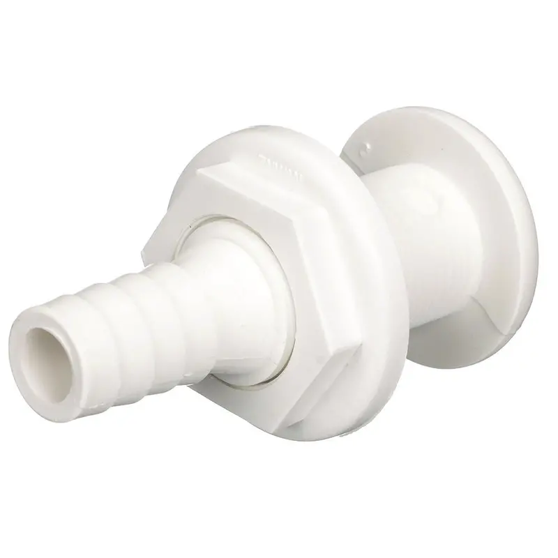 Attwood White Plastic Thru-Hull Fitting - 3/4" Inner Diameter [3873-3] 1