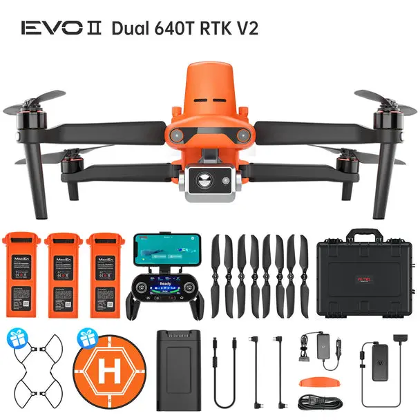 Autel Robotics Evo Ii Dual 640T Rtk V2 Thermal Drone Rugged Bundle 1