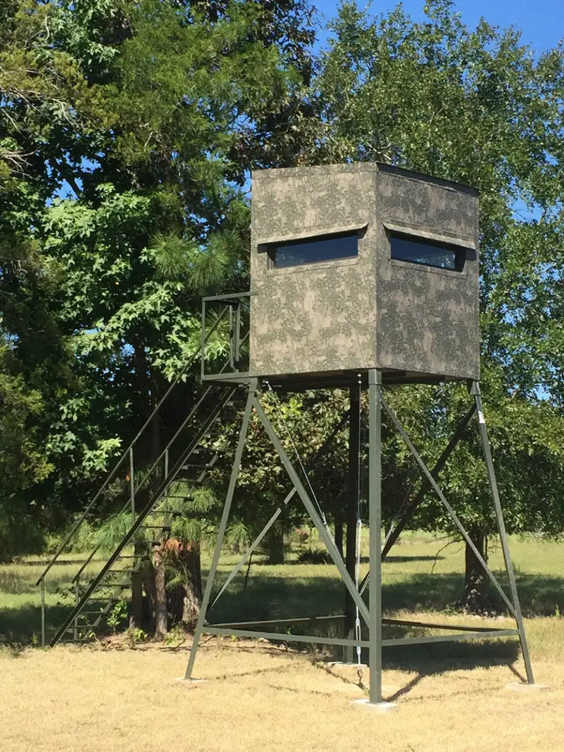 Aws Blind Atascosa 5X5 Insulated Hunting Blind | Height Up To 20' | Width 60" | Stationary Setup | For Deer Hunters & Wildlife Enthusiasts 1