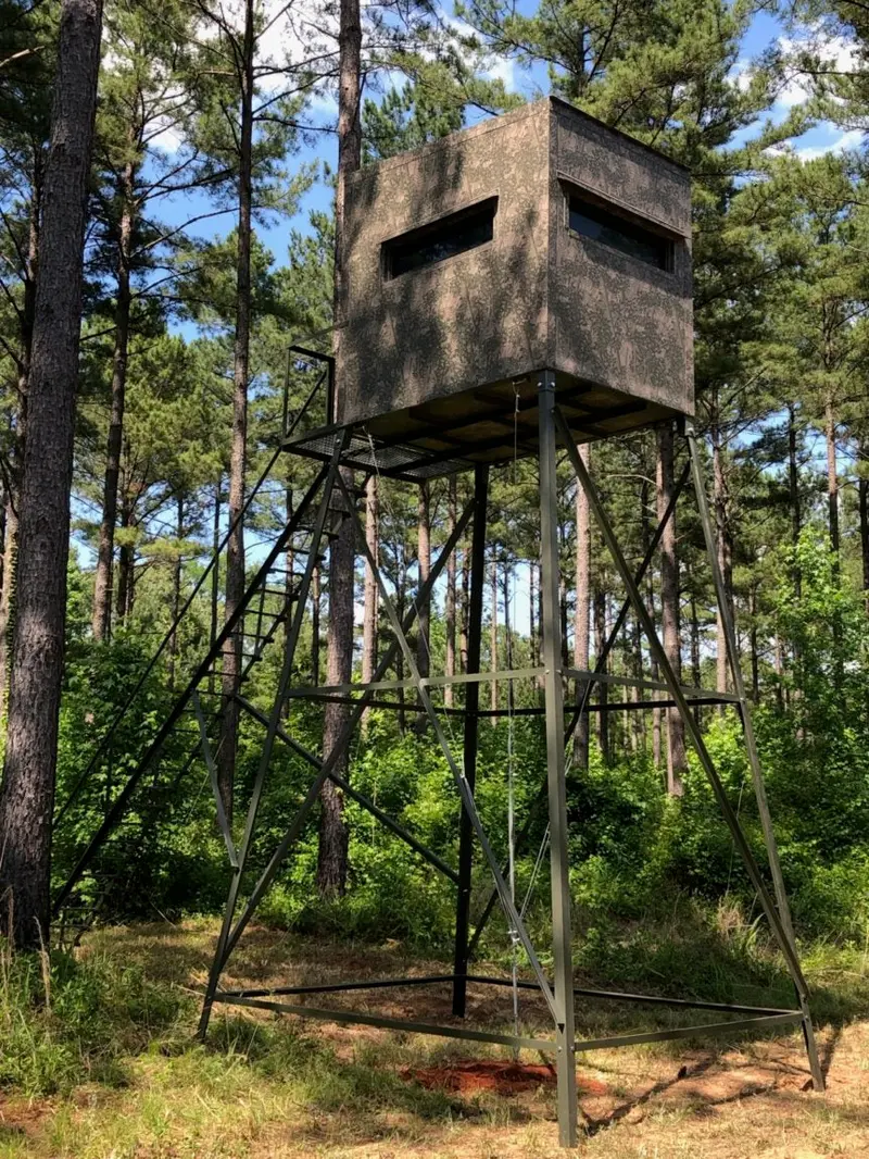 Aws Blind Atascosa Insulated Hunting Blinds | Model 5X7 Ground Blind | Height Up To 20' | Width 60" X 84" | Stationary Setup | For Deer Hunters & Wildlife Enthusiasts 12